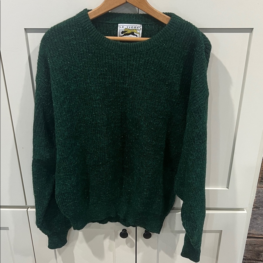 Men's Le Tigre Vintage Green Sweater